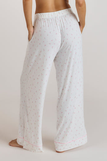 Pantalon de Pyjama en Modal - Motif Floral alternate
