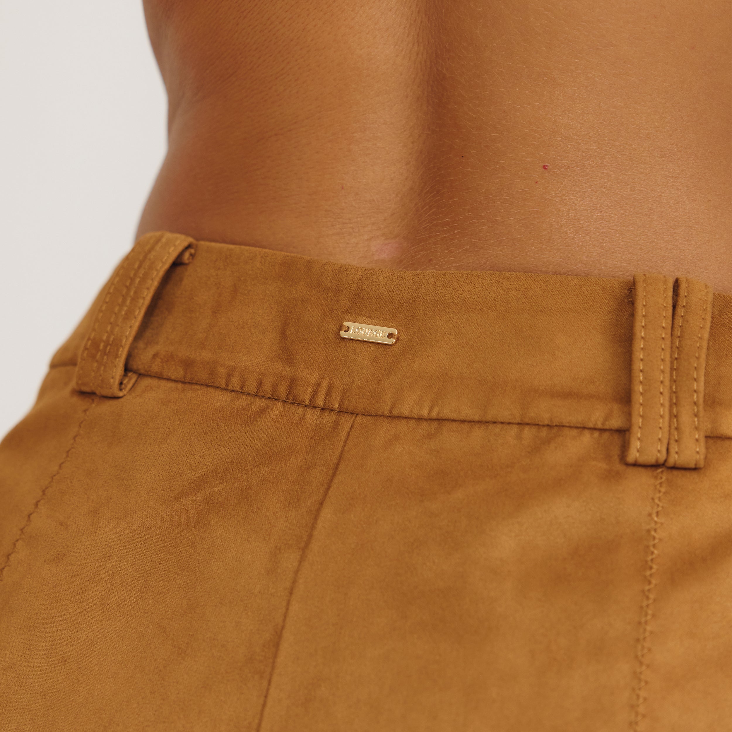Short en Daim | Short en Daim - Beige