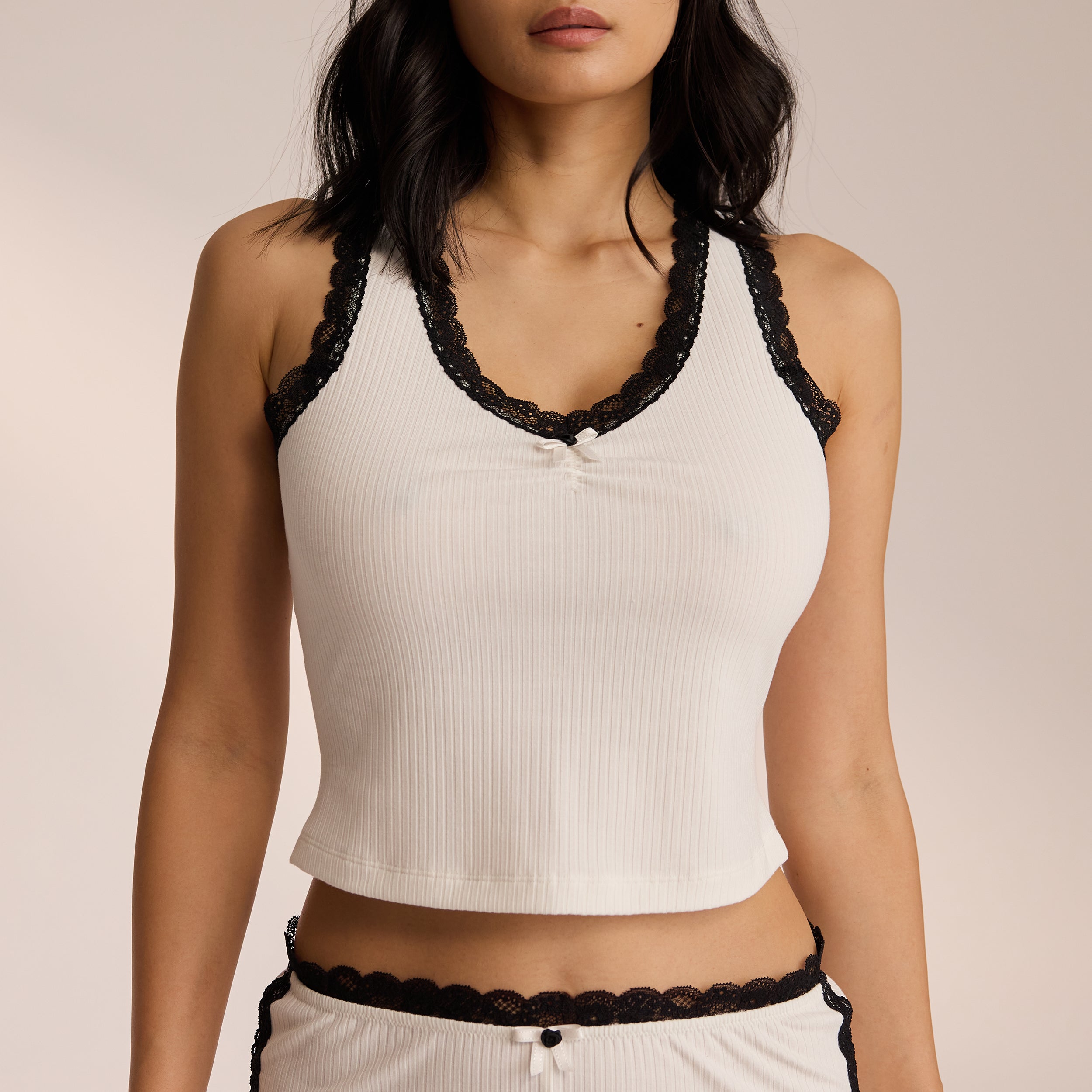 Débardeur de Pyjama en Dentelle | Miki, S