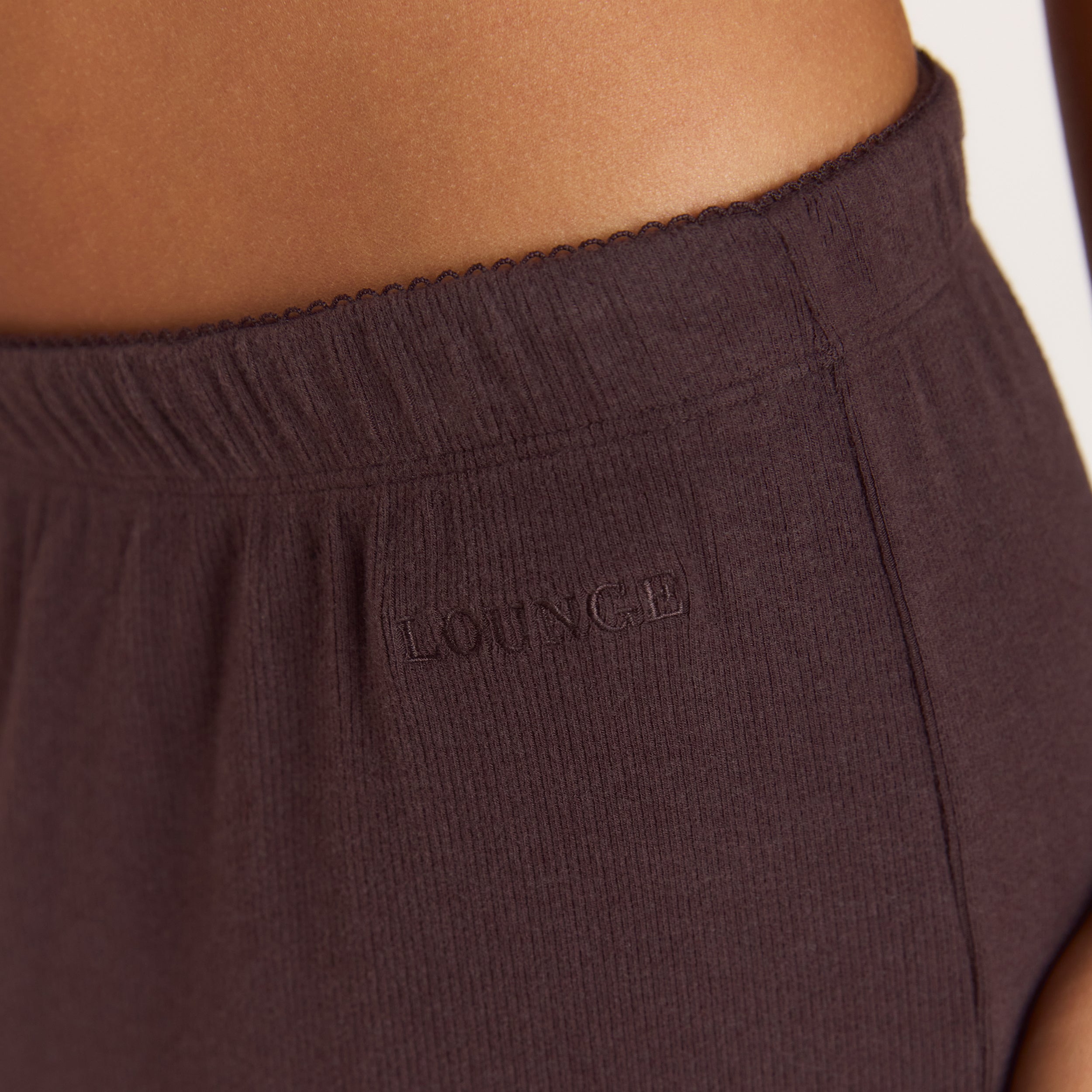 Pantalon de Pyjama Côtelé | Pantalon de Pyjama Côtelé - Chocolat Noir