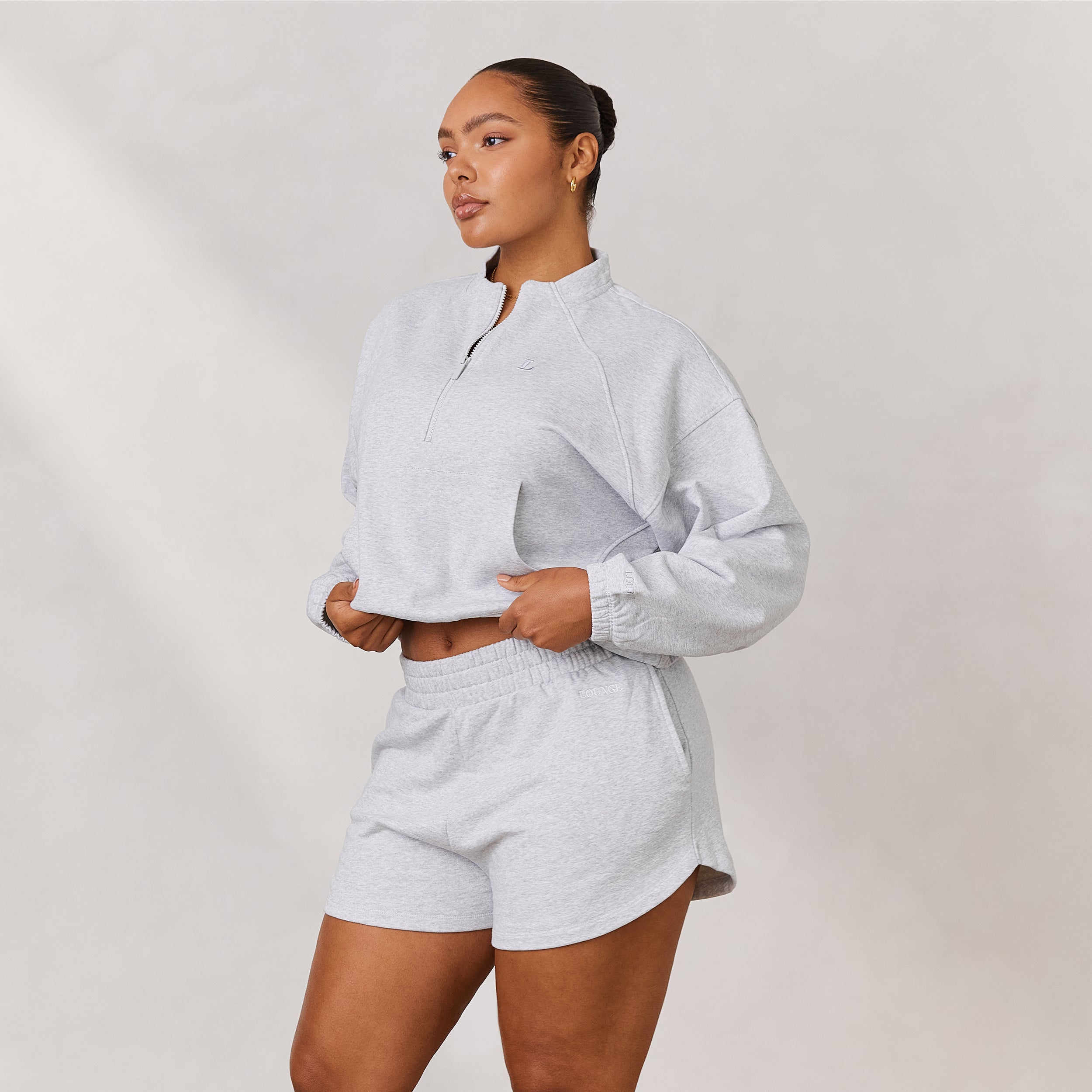 Varsity Pull avec Quart de Zip | Amber, M