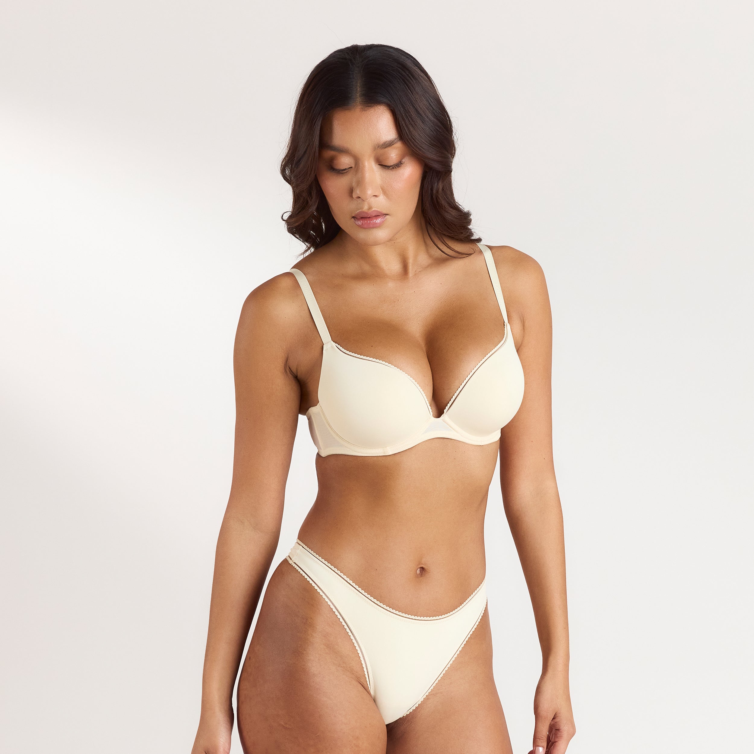 Soutien-gorge Comfort Push-Up Haut | Soutien-gorge Comfort Push-Up Haut - Latte