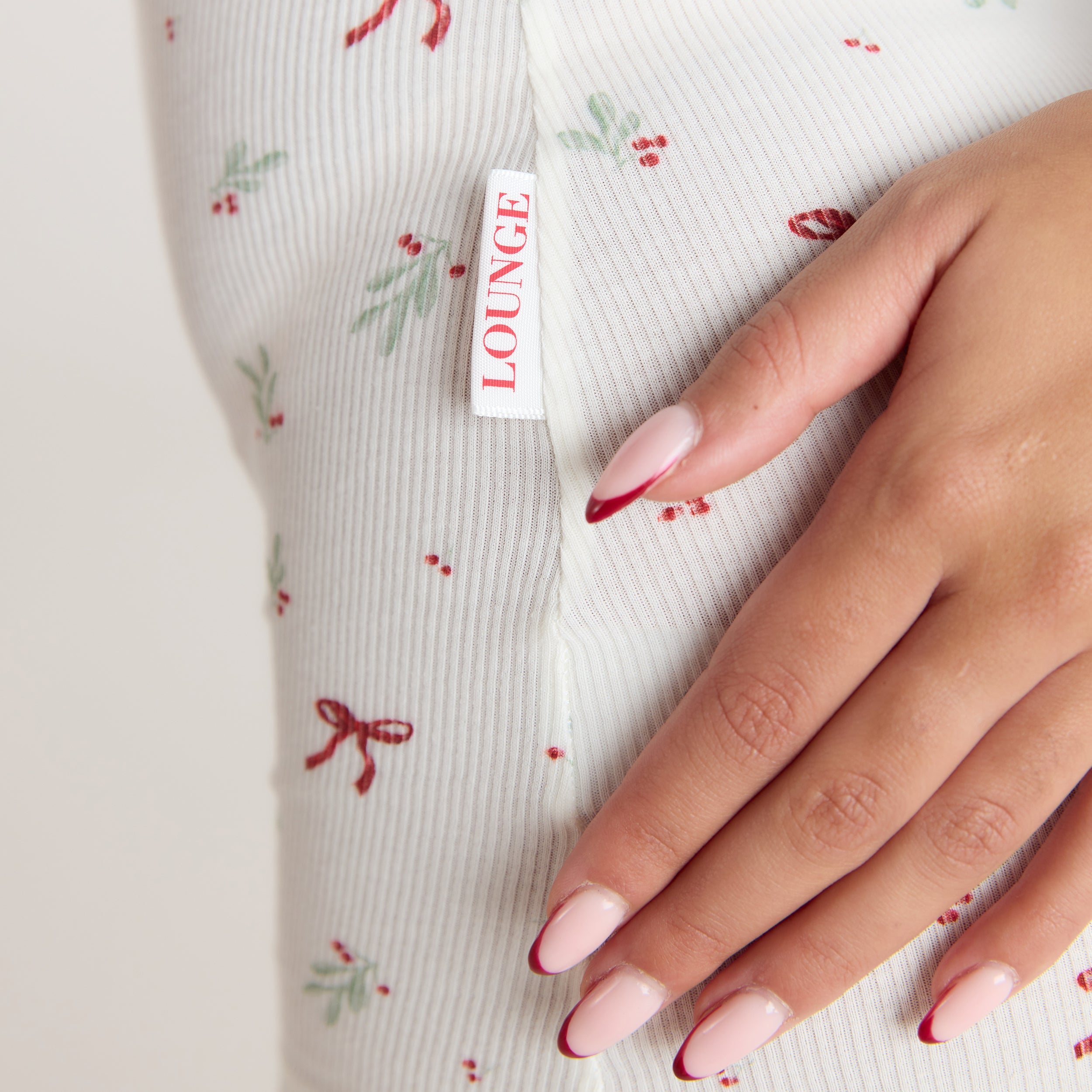 Combinaison Côtelée Gui | Combinaison Côtelée Gui - Imprimé Nœud