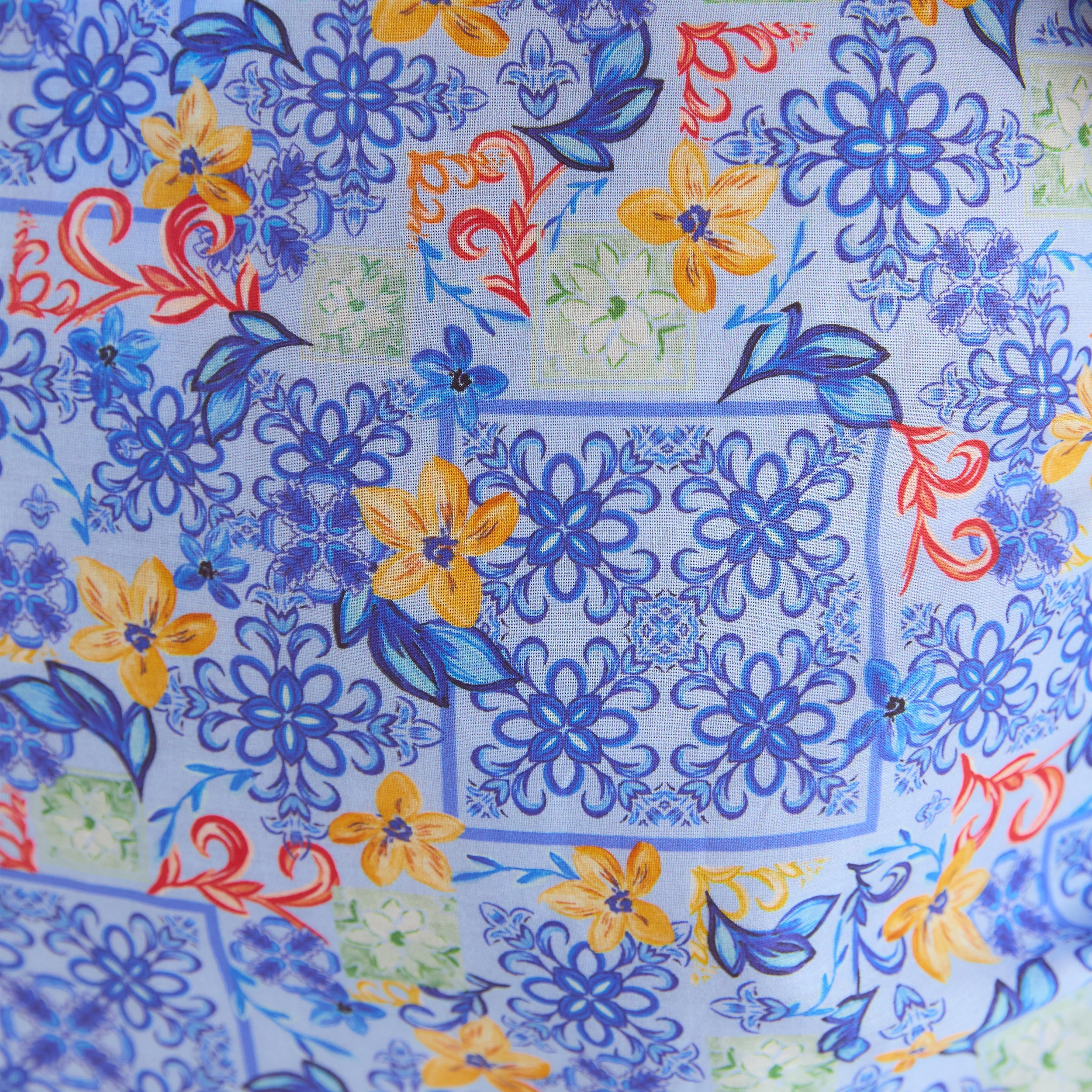 Sarong Mosaic | Sarong Mosaic - Imprimé Bleu