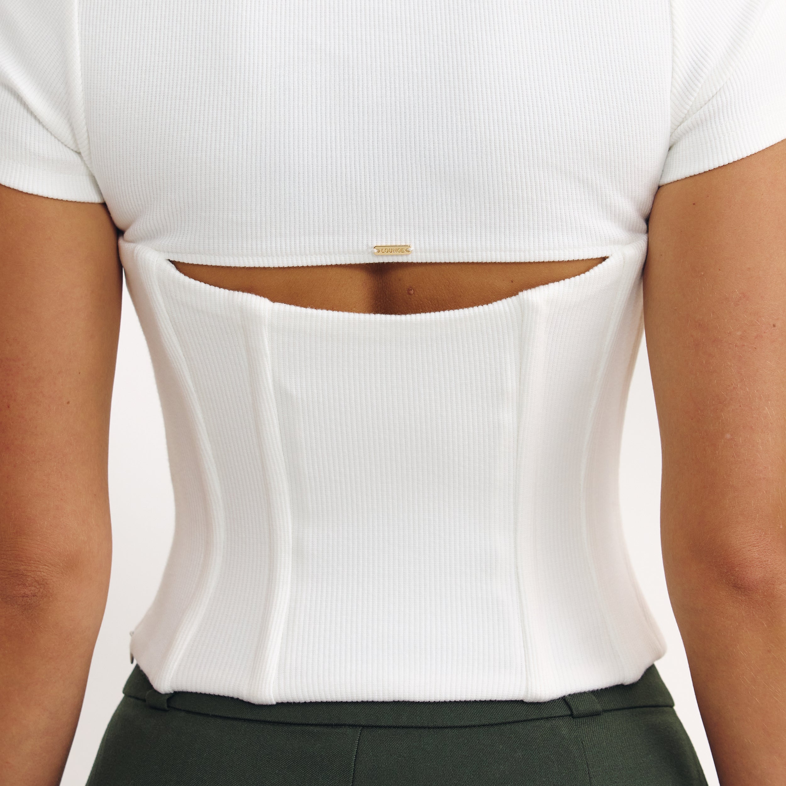 T-shirt Bustier | T-shirt Bustier - Écru