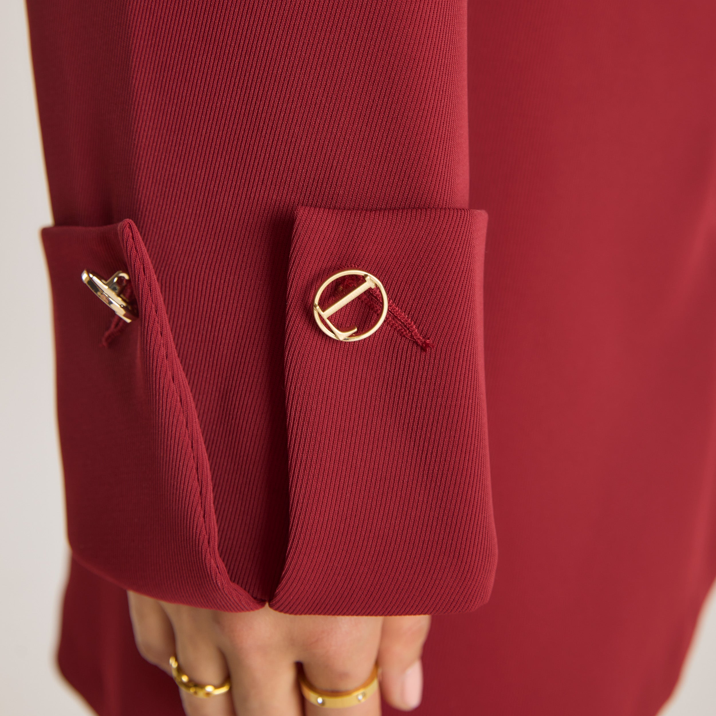 Veste Ajustée | Veste Ajustée - Vin Rouge