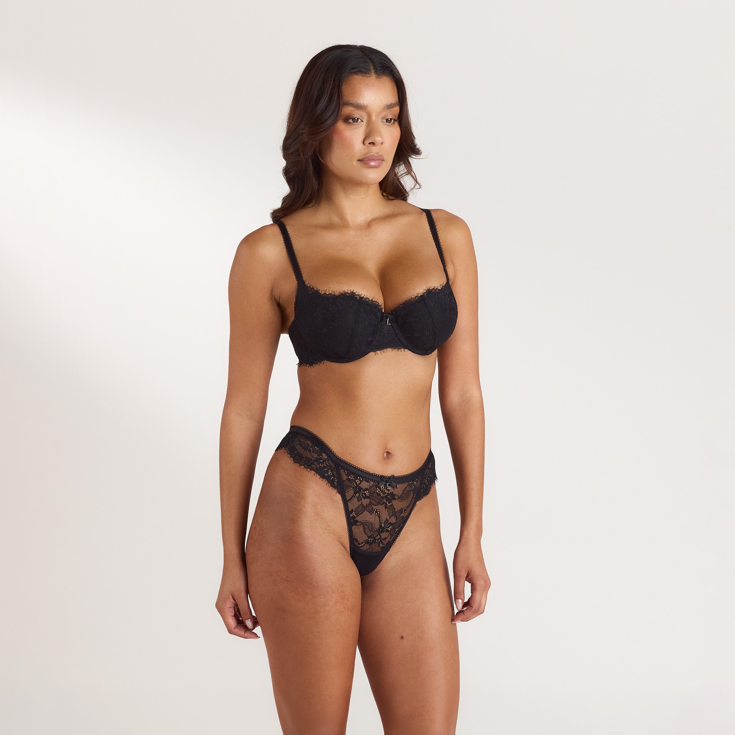 Soutien-gorge Push-up Extrême en Dentelle | Soutien-gorge Push-up Extrême en Dentelle - Noir