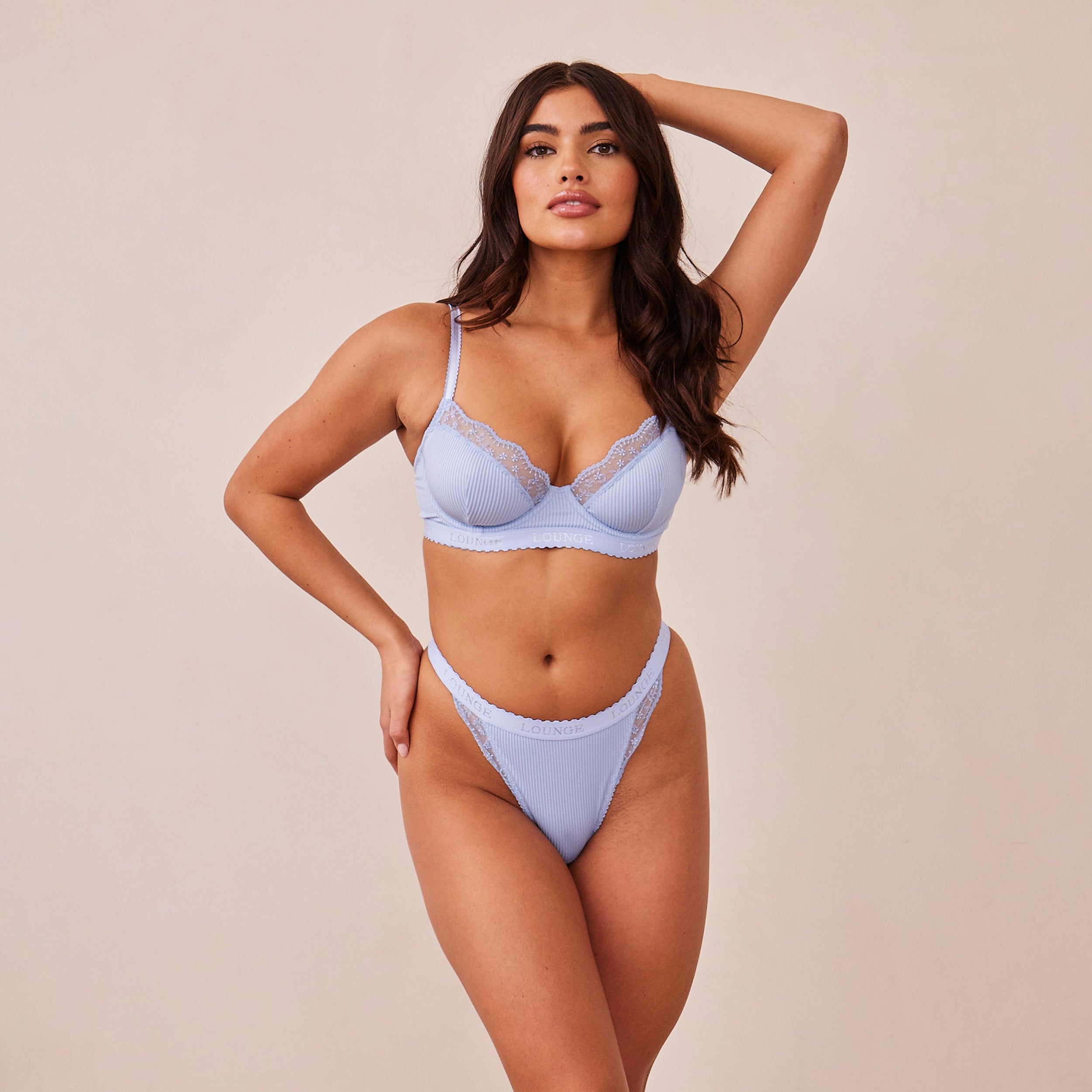 Ribbed Balcony Soutien-Gorge  | Dakota, 85DD/S (String)