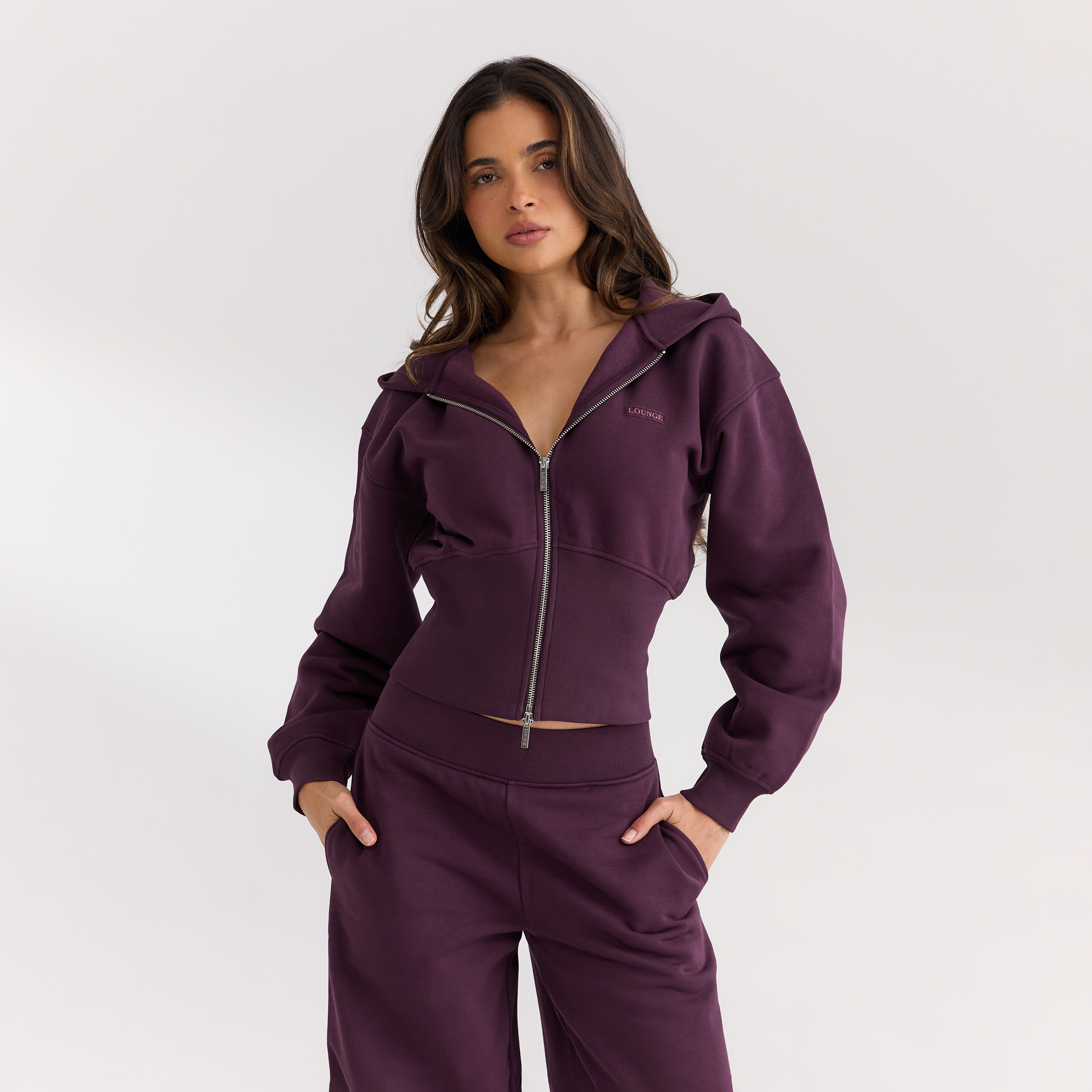 Veste Zippée Ajusté | Veste Zippée Ajusté - Laque cerise