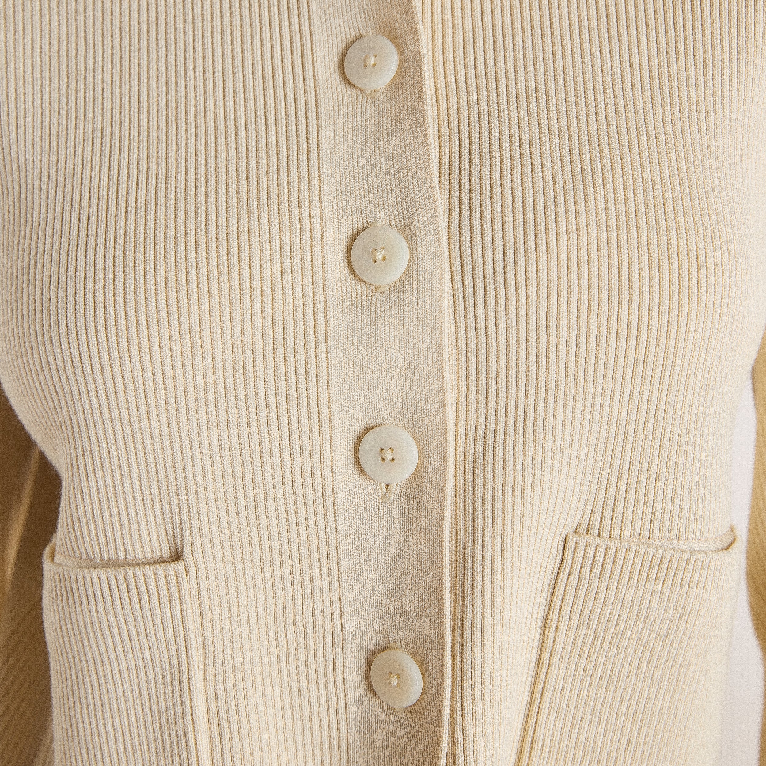 Chemise Oversize en Tricot | Chemise Oversize en Tricot - Crème