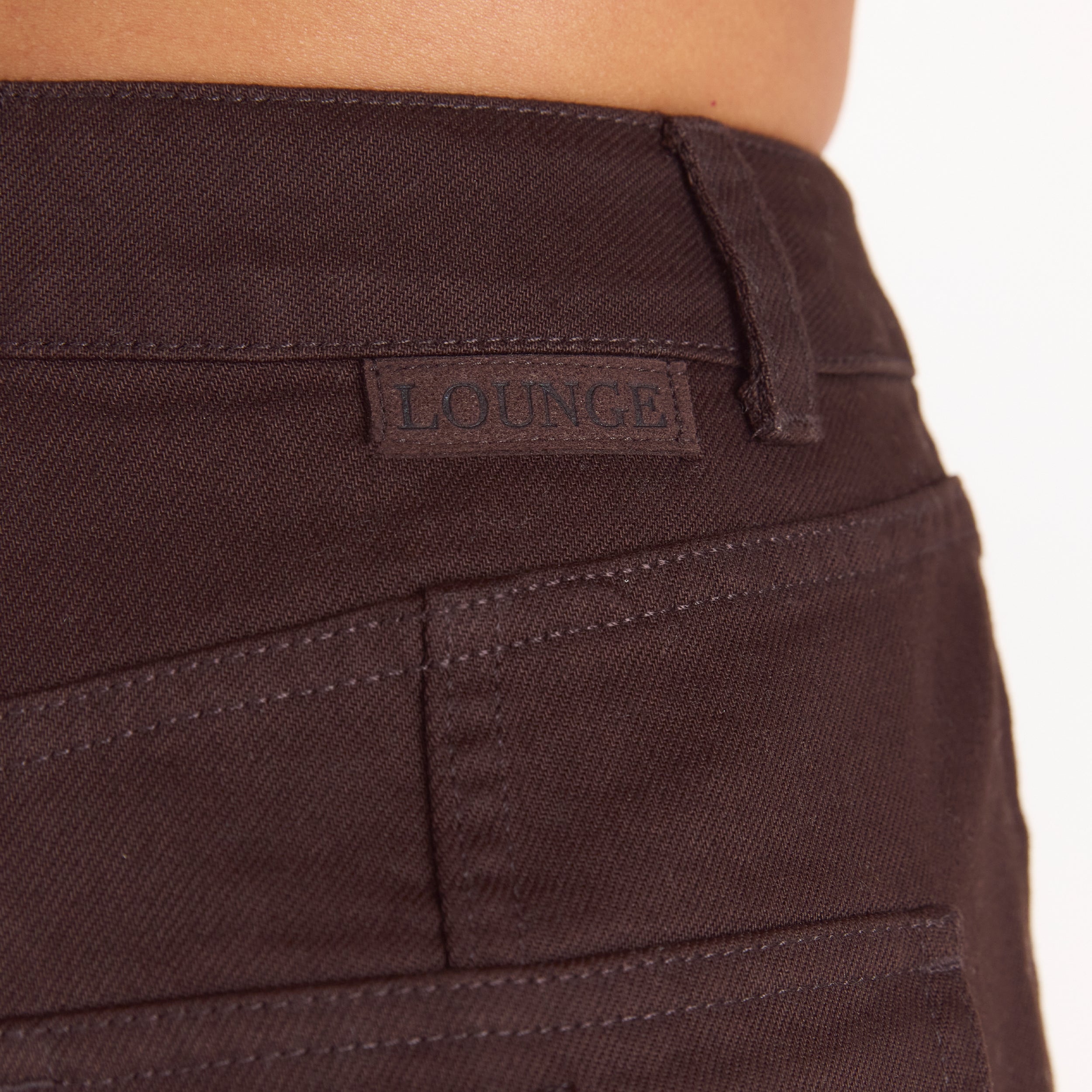 Jean Droit en Denim | Jean Droit en Denim - Chocolat
