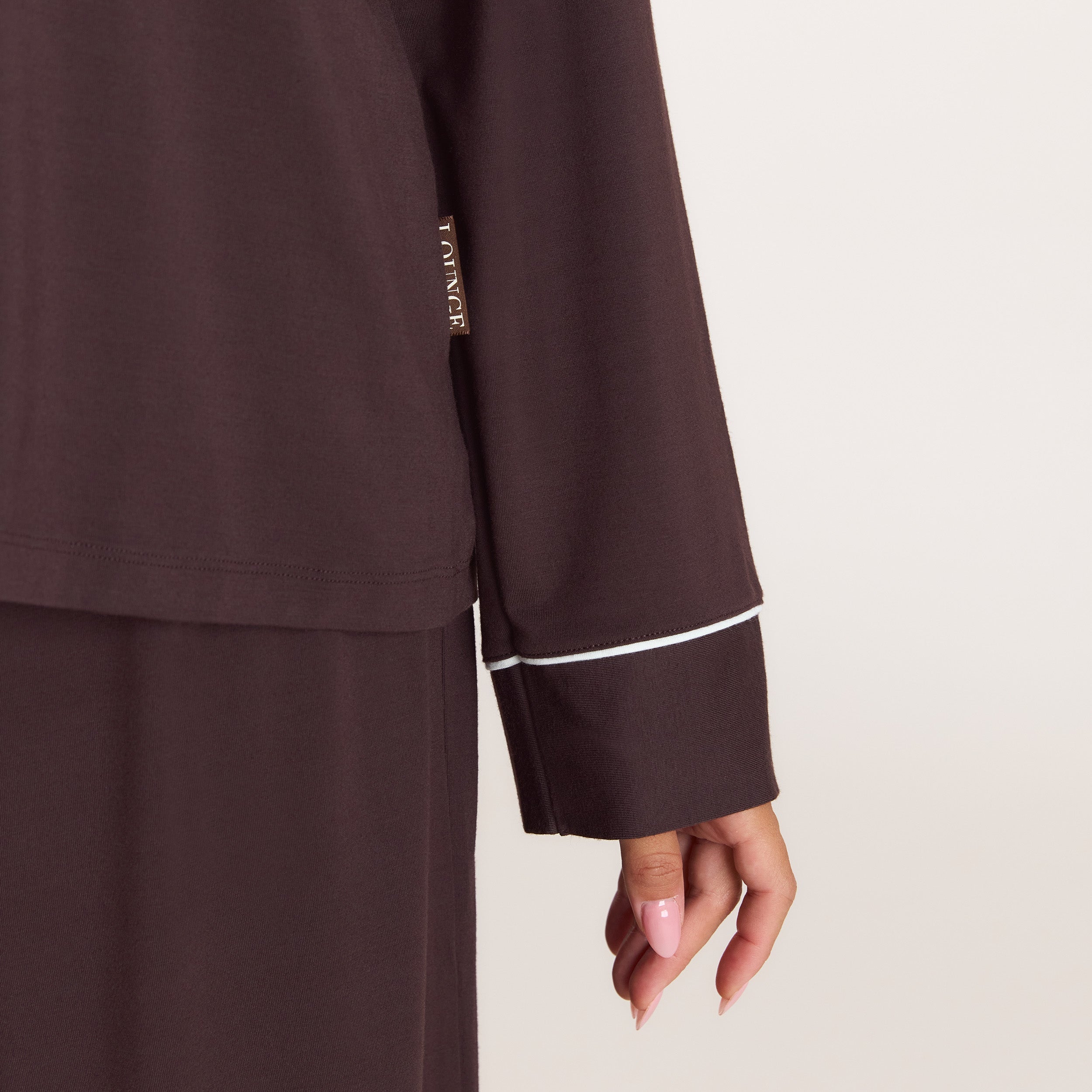 Chemise de Pyjama Modal | Chemise de Pyjama Modal - Chocolat Noir