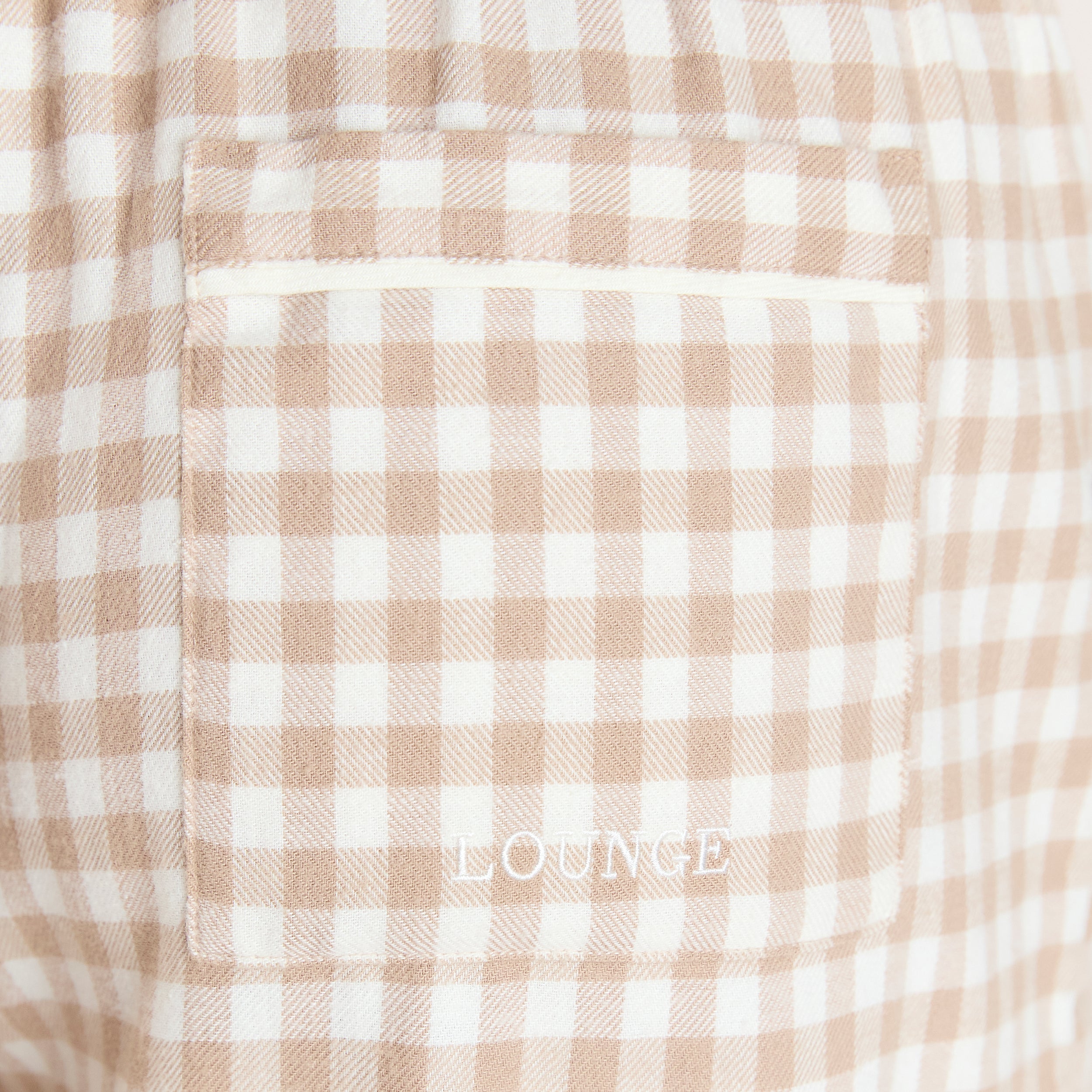 Pantalon de Pyjama Vichy | Pantalon de Pyjama Vichy - Beige