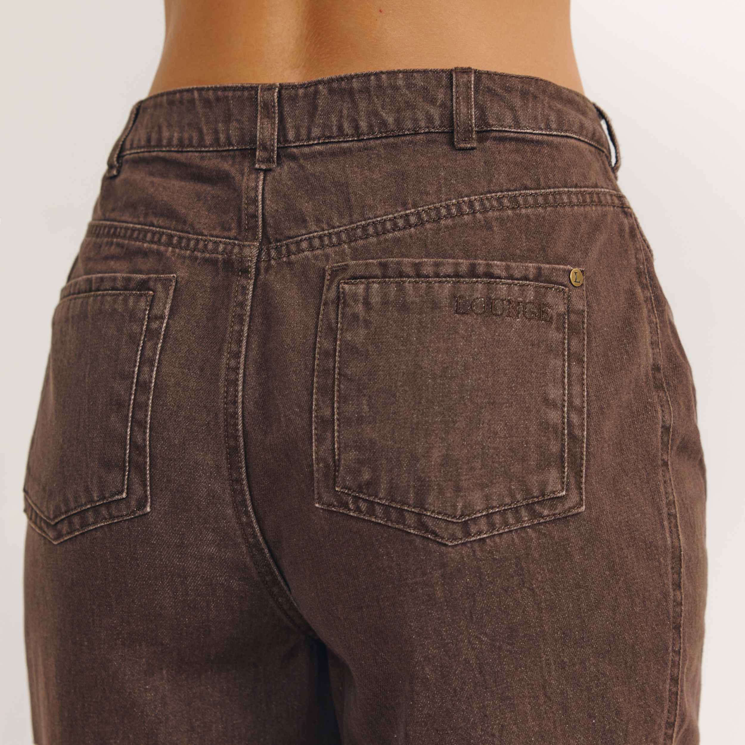 Jean Large à Taille Basse | Jean Large à Taille Basse - Expresso