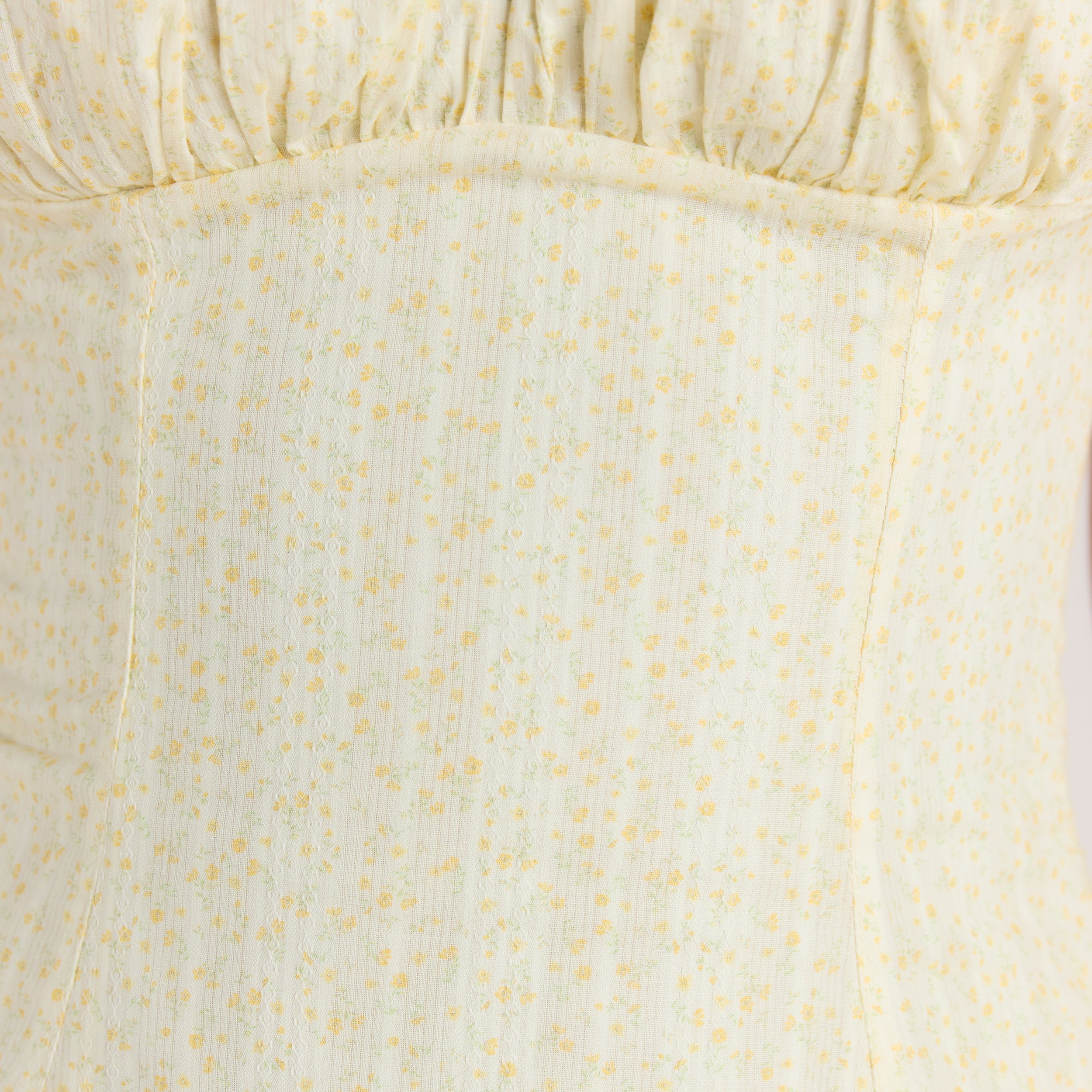 Robe Mini Corset | Robe Mini Corset - Jaune Floral