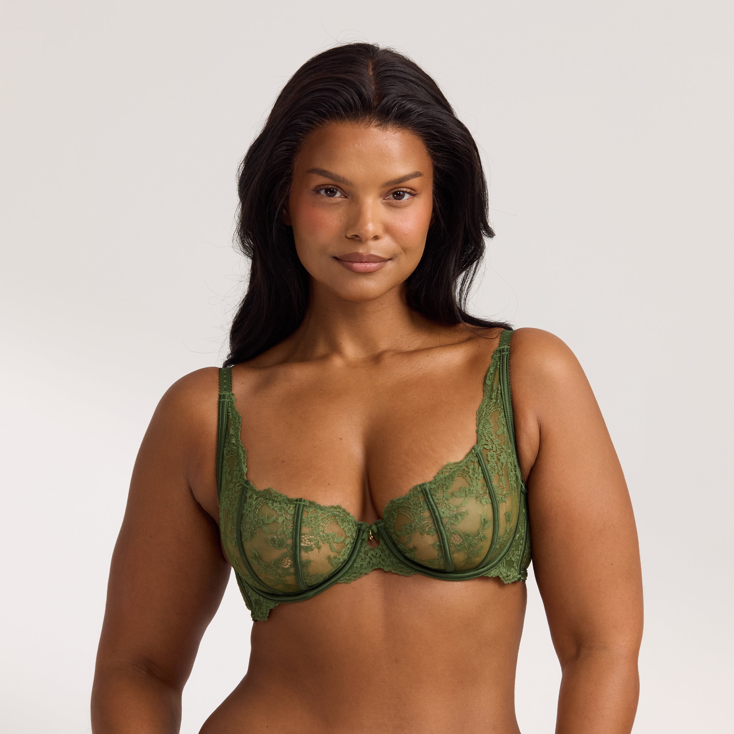 Soutien-gorge Plongeant Enchant | Soutien-gorge Plongeant Enchant - Olive