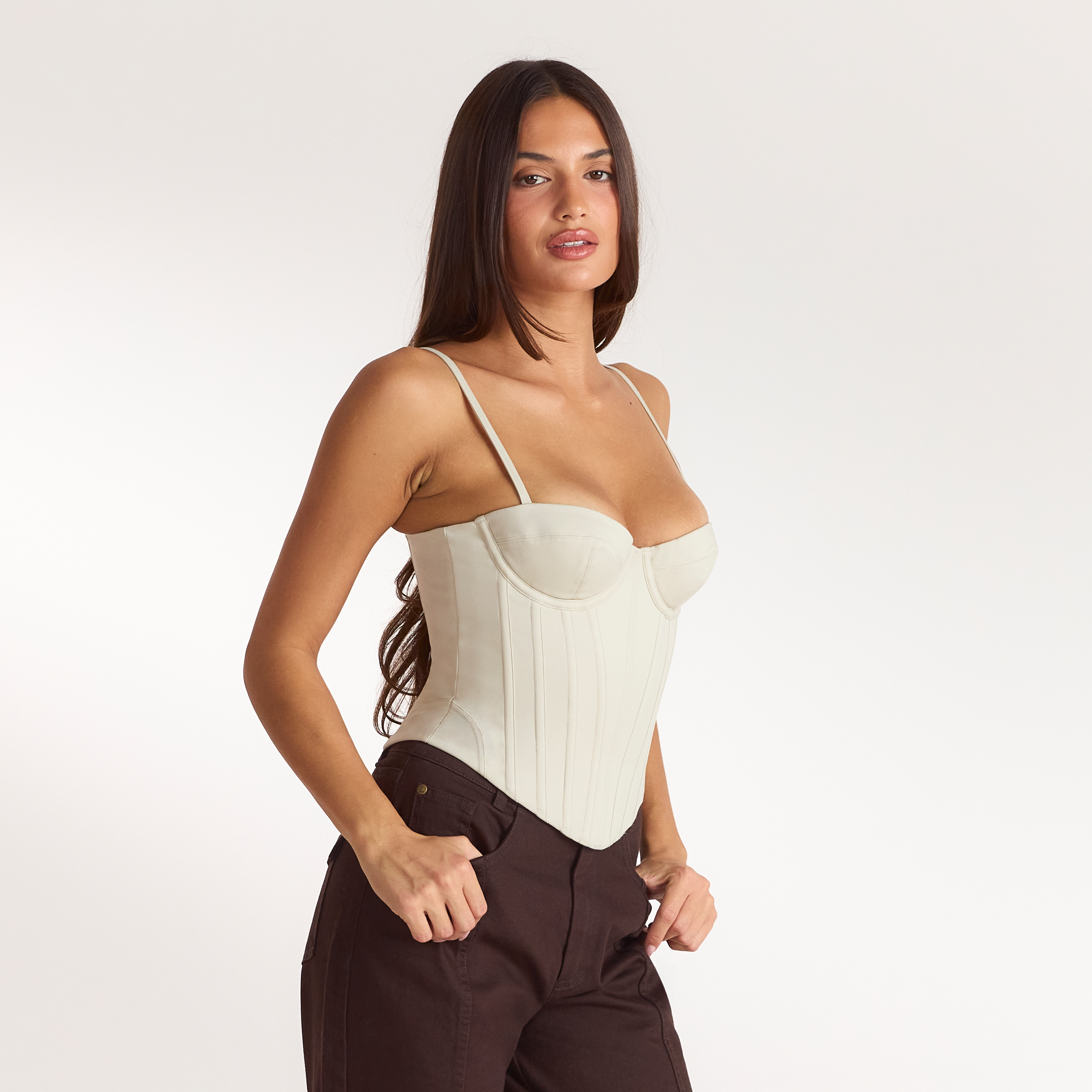 Haut Corset Sculptant | Haut Corset Sculptant - Pierre