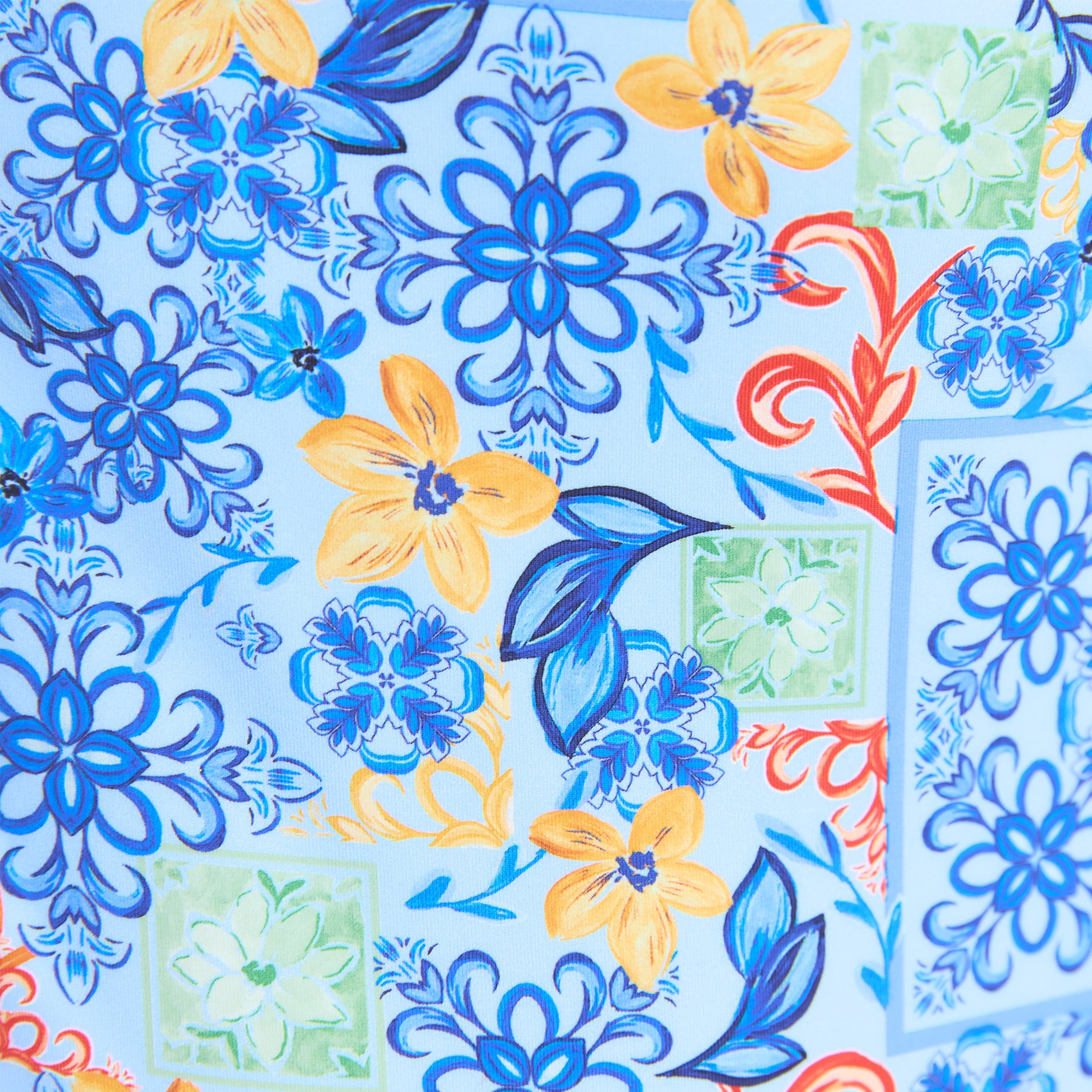 Maillot de Bain Mosaic | Maillot de Bain Mosaic - Imprimé Bleu