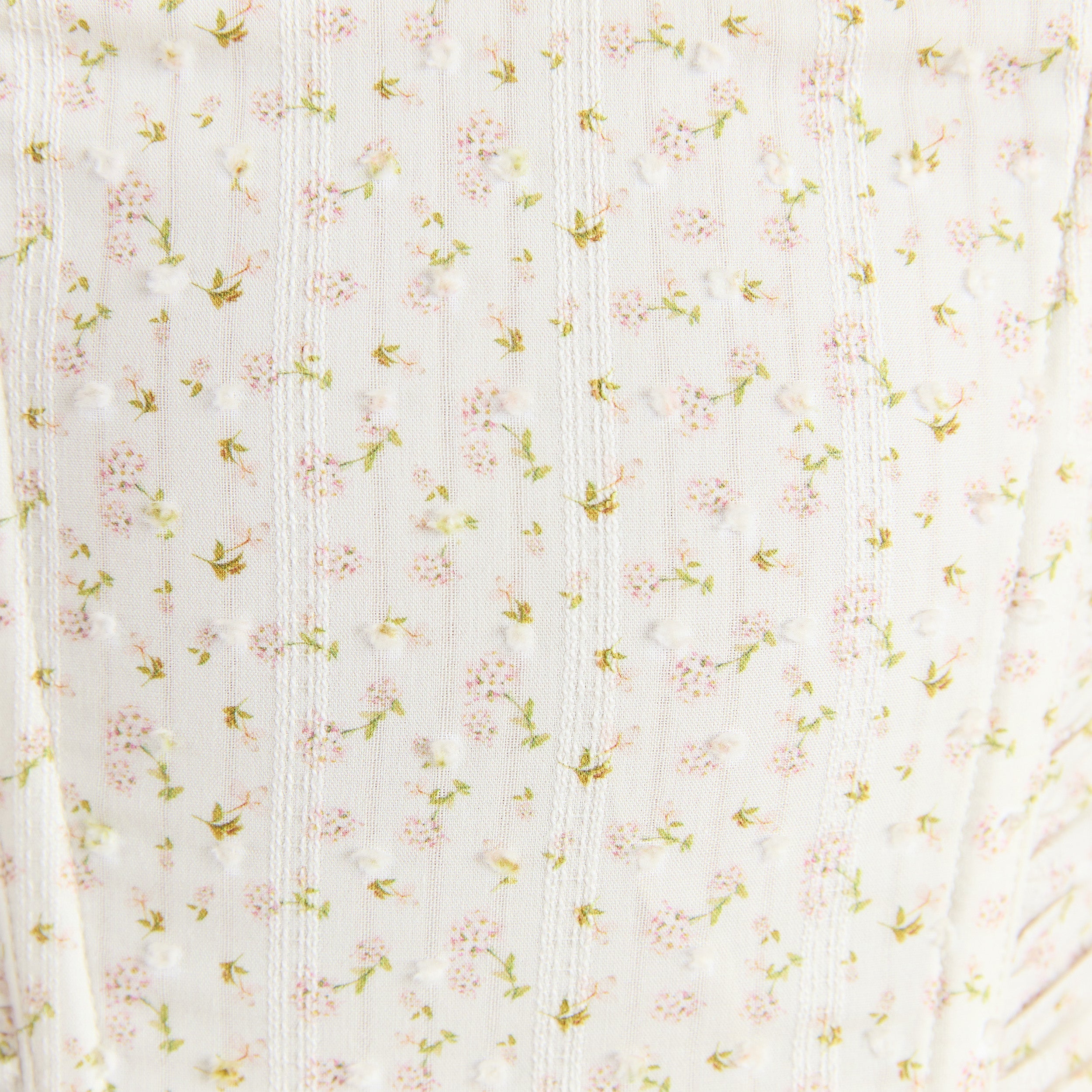 Top Corset Froncé | Top Corset Froncé - Crème Florale