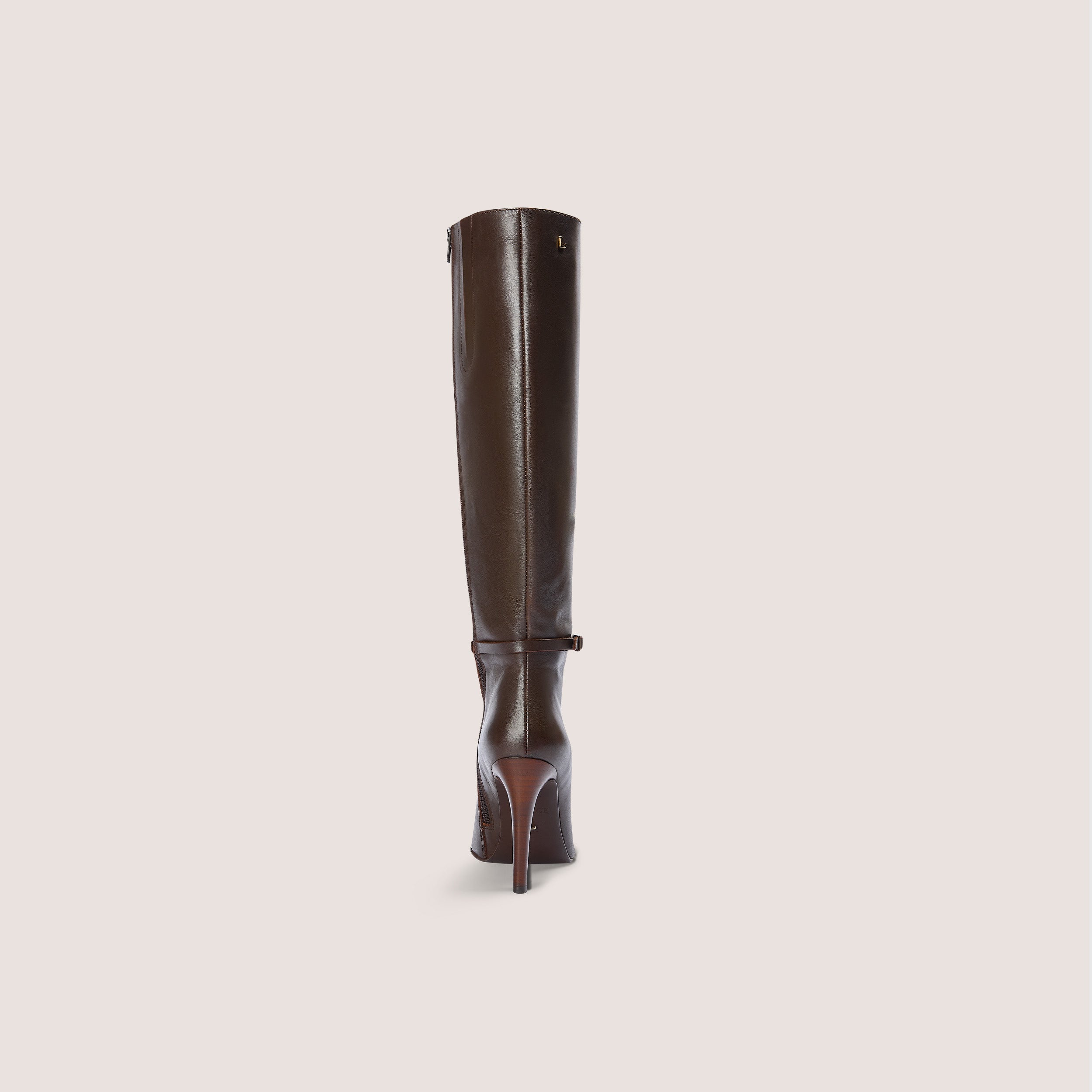 Bottes Hautes en Cuir Juni | Bottes Hautes en Cuir Juni - Marron Foncé