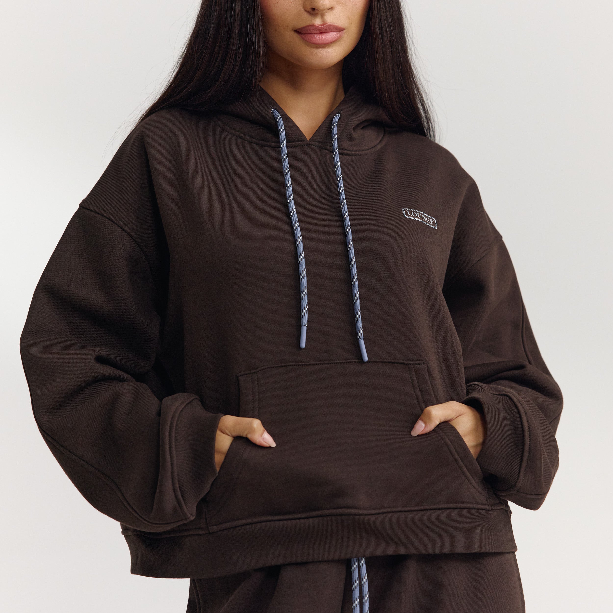 Sweat à Capuche Oversize - Chocolat Noir