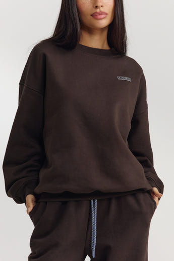 Pull Oversize - Chocolat Noir alternate