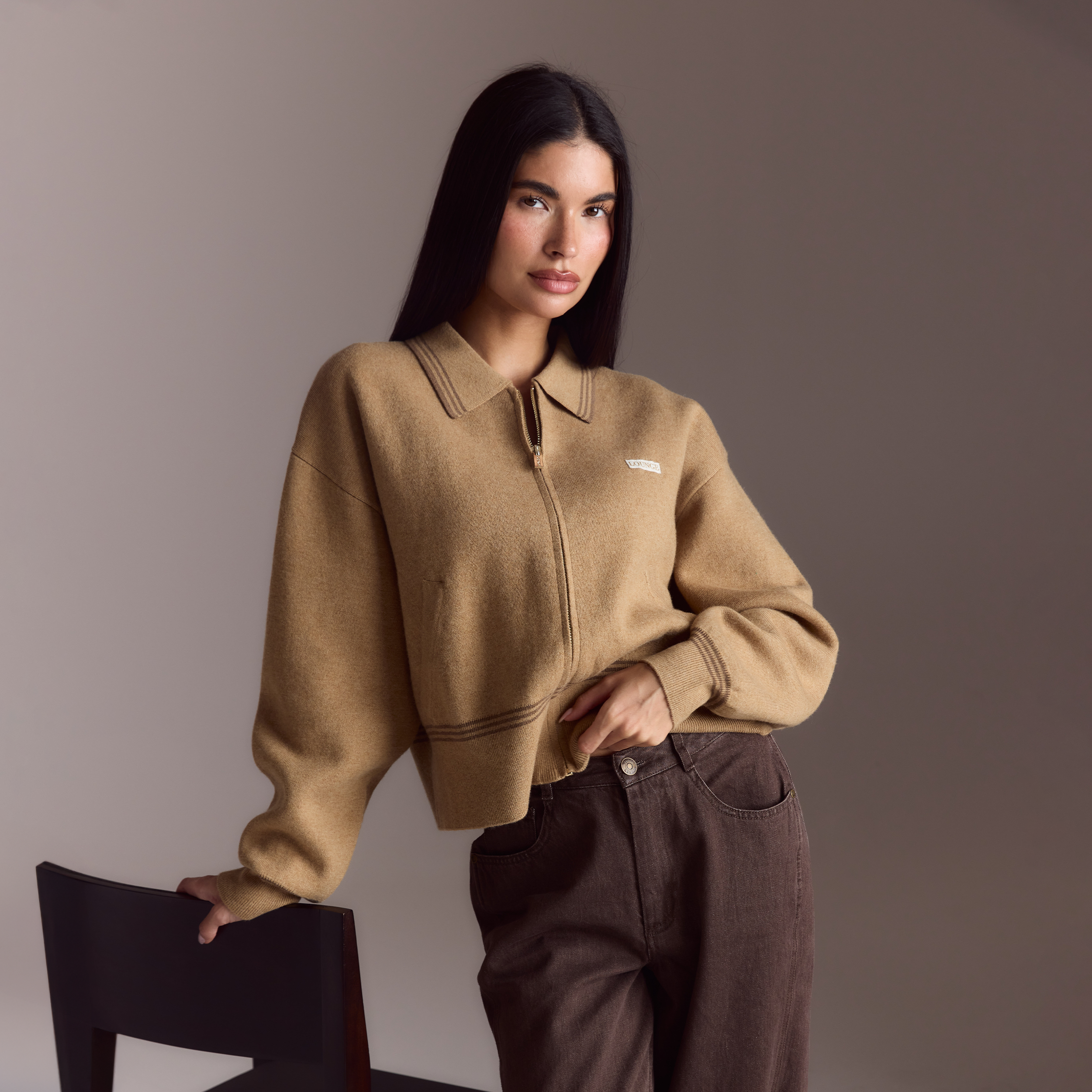 Veste en Maille | Veste en Maille - Beige