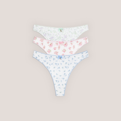 Strings Blossom (Pack de 3) - Motif Floral