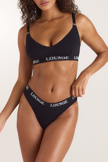 Soutien-gorge d'Allaitement Nurture Bambou - Noir alternate