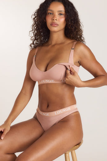 Soutien-gorge d'Allaitement Nurture Bambou - Miel