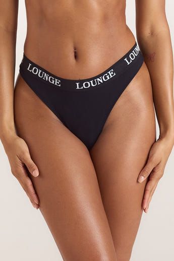 Culotte Brésilienne Nurture Bambou - Noir